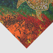 Schildkröte-Anbetungs-Seidenpapier Seidenpapier (Ausschnitt)