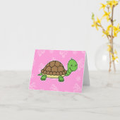 Schildkröte-Anmerkungskarte Karte (Gelbe Blume)