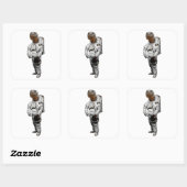 Schildkröte Astronaut Sticker (Blatt)