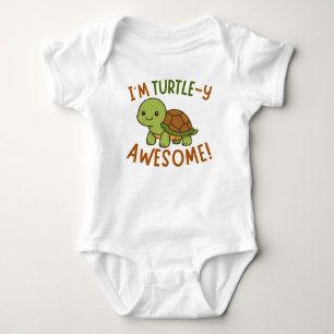 Schildkröte Baby Strampler
