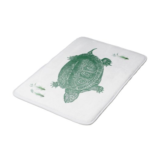 Schildkröte Badematte (Schrägansicht)