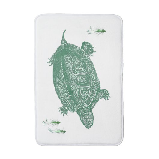 Schildkröte Badematte (Vorderseite Vertikal)