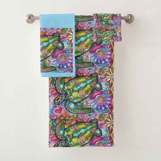 Schildkröte Badhandtuch Set (Insitu)