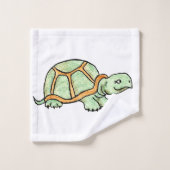 Schildkröte Badhandtuch Set (Waschlappen)