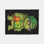 Schildkröte Basketball 67 Gen Alpha Slang Srts Män Fleecedecke (Vorderseite (Horizontal))