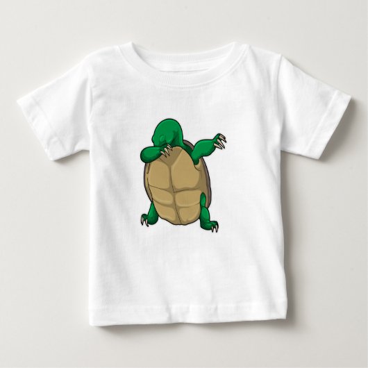 Schildkröte beim Hip Hop Dance Dab Baby T-shirt (Vorderseite)