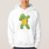 Schildkröte beim Hip Hop Dance Dab Hoodie (Vorderseite)