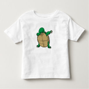 Schildkröte beim Hip Hop Dance Dab Kleinkind T-shirt