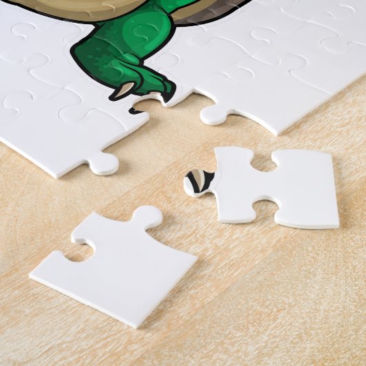 Schildkröte beim Hip Hop Dance Dab Puzzle (Seite)