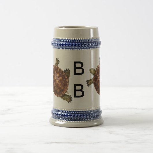 Schildkröte-Bier Stein Bierglas (Mittel)