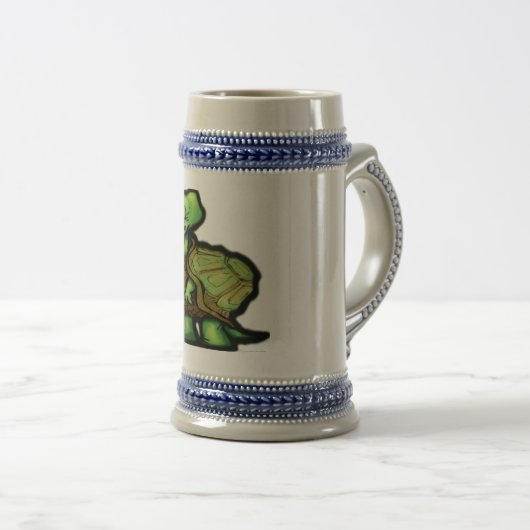 Schildkröte Bierglas (VorderseiteRechts)