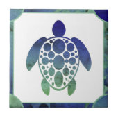 Schildkröte - blau fliese (Vorderseite)