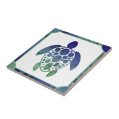 Schildkröte - blau fliese (Seite)