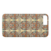 Schildkröte-Blumenmuster Case-Mate iPhone Hülle (Rückseite (Horizontal))