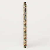 Schildkröte-Blumenmuster Case-Mate iPhone Hülle (Hinten/Links)