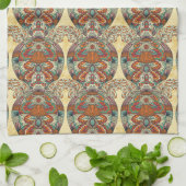 Schildkröte-Blumenmuster Handtuch (Gefaltet)