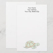 Schildkröte Briefpapier (Vorne/Hinten)