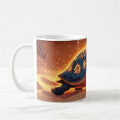 Schildkröte Cartoon-Stil lebendig Süße Bunt Kaffeetasse (Links)