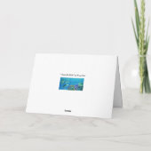 Schildkröte Dankeskarte (Rückseite)