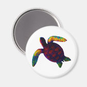 Schildkröte das MUSEUM Zazzle Geschenke Magnet (Vorderseite/Rückseite)