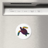 Schildkröte das MUSEUM Zazzle Geschenke Magnet (In Situ (Geschirrspüler))