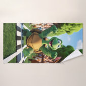 Schildkröte der Gewinner. Badehandtuch (Badehandtuch)