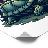 Schildkröte der Schreie Poster (Ecke)