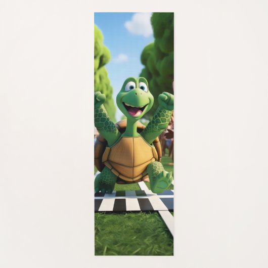 Schildkröte die Gewinnerin. Yogamatte (Vorderseite)