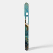 Schildkröte, die im Ozean schwimmt Case-Mate iPhone Hülle (Rückseite / Links)