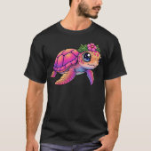 Schildkröte Dunkles T-Shirt (Vorderseite)