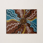 Schildkröte-Ei, das Punkt-Kunst träumt Puzzle (Horizontal)