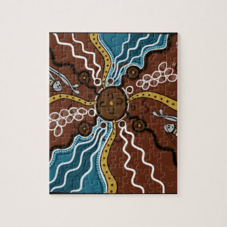 Schildkröte-Ei, das Punkt-Kunst träumt Puzzle