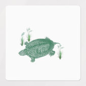 Schildkröte Etiketten (Design 1)