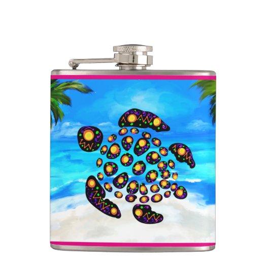 Schildkröte Flachmann (Vorderseite)