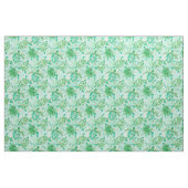 SCHILDKRÖTE-FLOSS Grün-Aqua-Aquarell Stoff (Yard (91,4 cm))