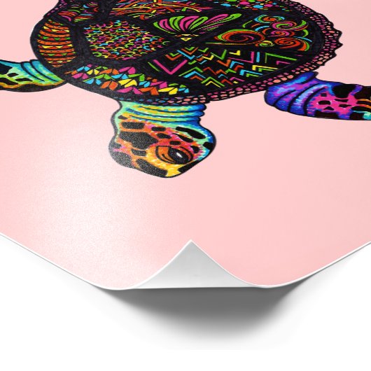 Schildkröte Fotodruck (Ecke)