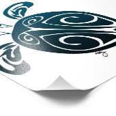 Schildkröte Fotodruck (Ecke)