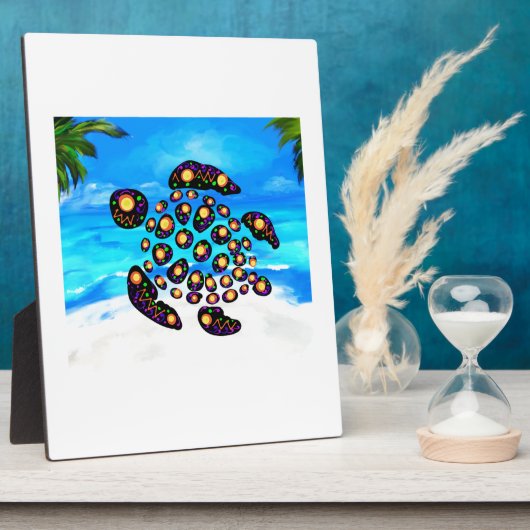 Schildkröte Fotoplatte (Seite)