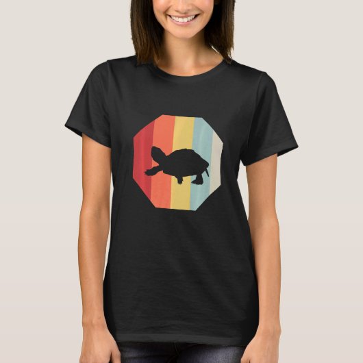 Schildkröte Frauen Kinder Tortoise Muschel Adul T-Shirt (Vorderseite)