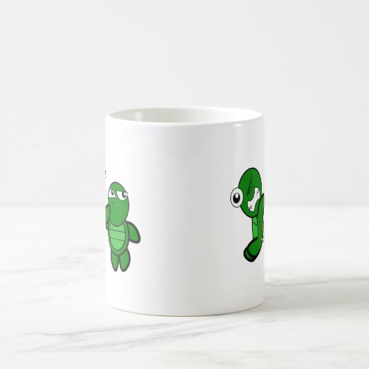 Schildkröte-Furz Kaffeetasse (Mittel)