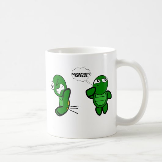 Schildkröte-Furz Kaffeetasse (Rechts)