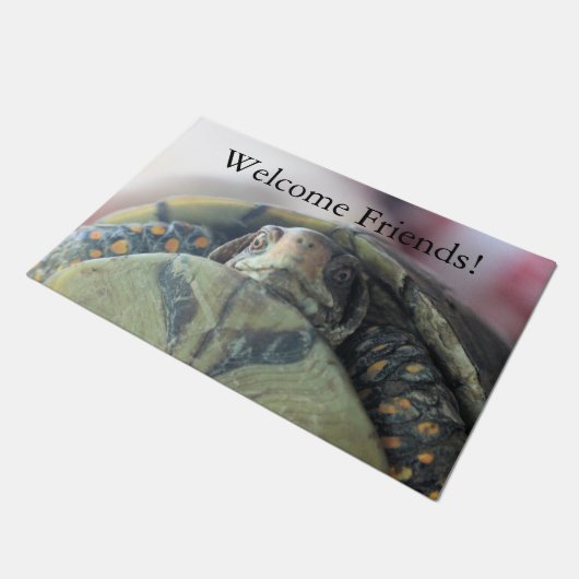 Schildkröte Fußmatte (Schrägansicht)