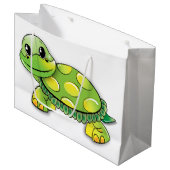 Schildkröte-Geschenk-Tasche Große Geschenktüte (Vorderseite Schrägansicht)