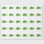 Schildkröte Geschenkpapier (Flach)