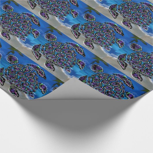 Schildkröte Geschenkpapier (Ecke)