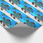 Schildkröte Geschenkpapier (Ecke)
