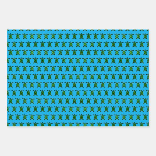 Schildkröte Geschenkpapier Set (Vorderseite 2)