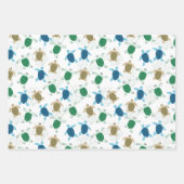 Schildkröte Geschenkpapier Set (Vorderseite)