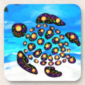 Schildkröte Getränkeuntersetzer (Vorderseite)