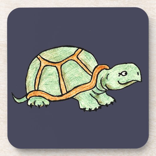 Schildkröte Getränkeuntersetzer (Vorderseite)